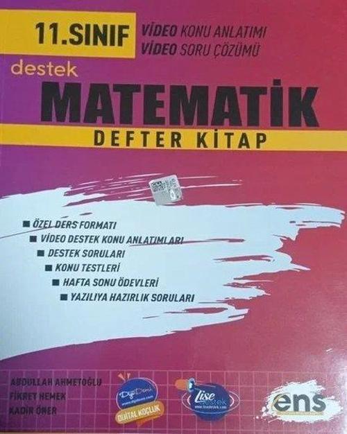 11.Sınıf Matematik Destek Defterim