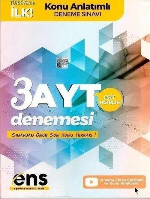AYT Eşit Ağırlık Deneme 3'lü
