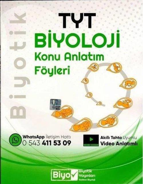 TYT Biyoloji Konu Anlatım Föyü