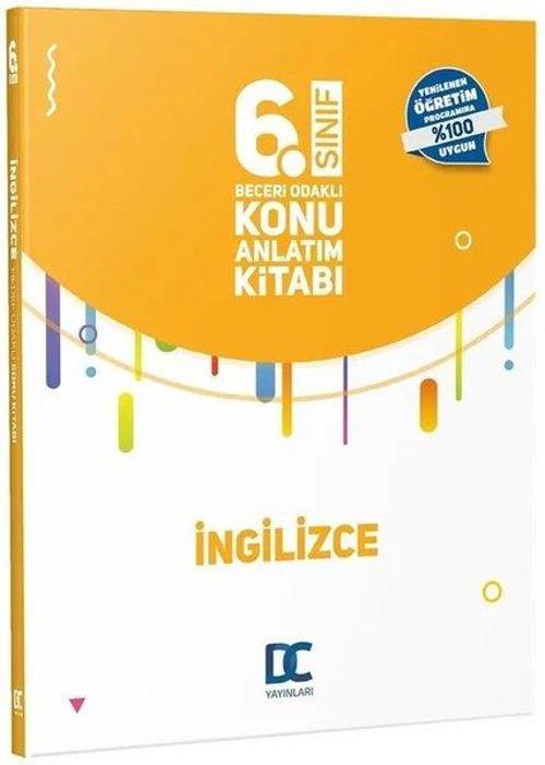 6.Sınıf İngilizce Beceri Odaklı Konu Anlatım Kitabı