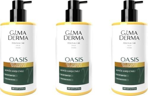 Üçlü Oasis Vegan Kepek Şampuanı Seti