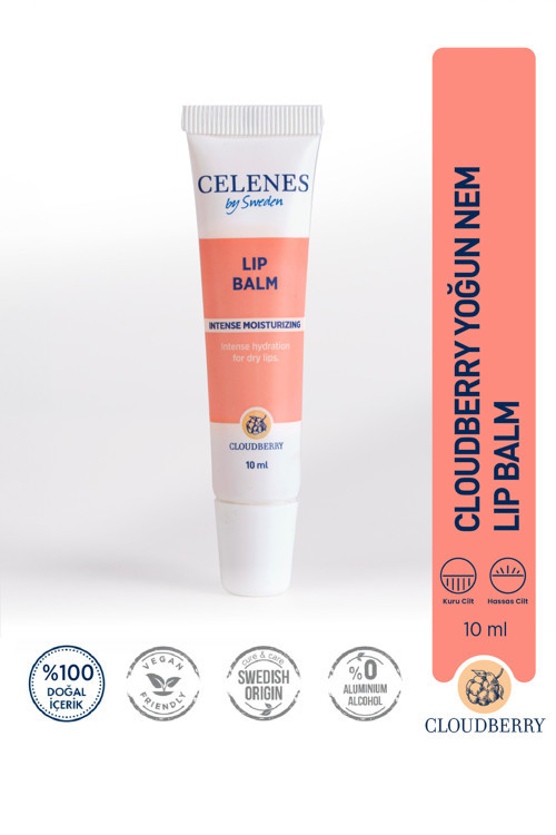 Yoğun Nemlendirici Ve Yatıştırıcı Cloudberry Lip Balm 10 ml