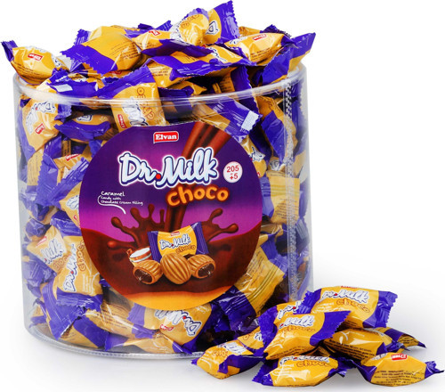 Dr. Milk Choco Karamelli 1000Gr. (1 Silindir)