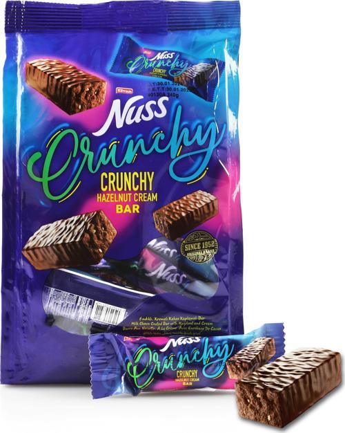 Nuss Crunchy Bar 240 Gr. (1 Poşet)