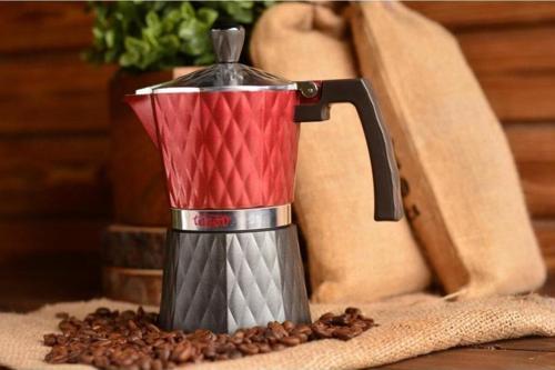 Taşev Tt1204 Diamante Moka Pot 3 Fincan (Alüminyum)