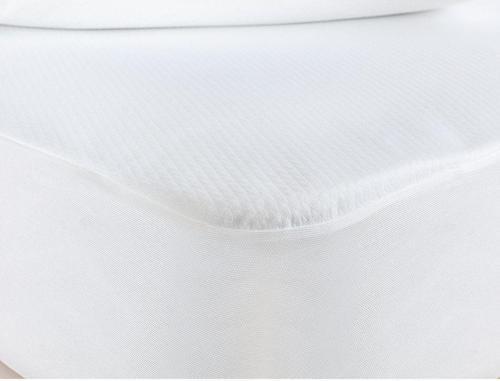 Flore Sıvı Geçirmez Fitted Çift Kişilik Yatak Alezi - Beyaz