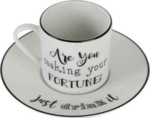 Be Happy Tabaklı Kahve Fincanı 90Cc