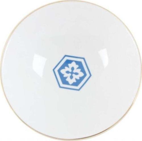 Morocco Desen2 Mavi Çukur Tabak 20Cm