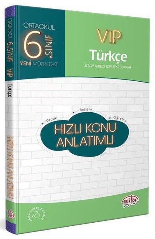 6.Sınıf VIP Türkçe Hızlı Konu Anlatımlı