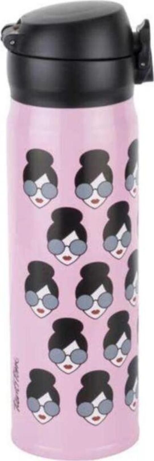 Açık Pembe Girly Paslanmaz Çelik Termos - 450 Ml Boborg0112Gap