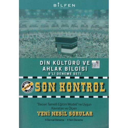 8.Sınıf Din Kültürü ve Ahlak Bilgisi Son Kontrol 8'li Deneme