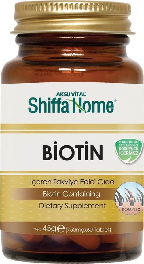 Biotin Takviye Edici Gıda 750mgX60