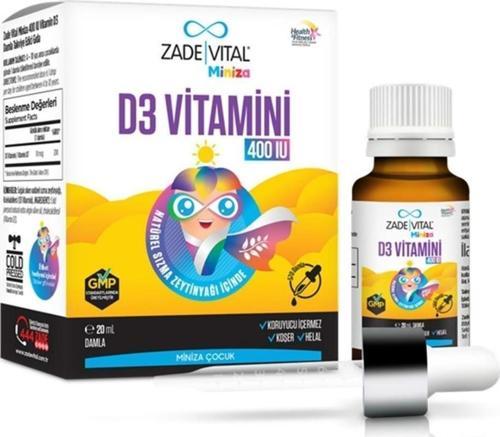 Miniza D3 Vitamini 400 IU Damla 20ml