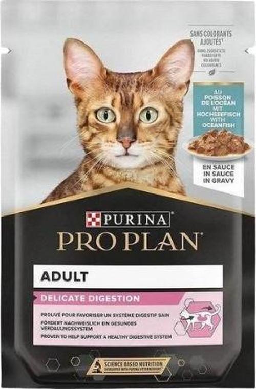Okyanus Balıklı Pouch Yetişkin Konserve Kedi Maması 85 Gr