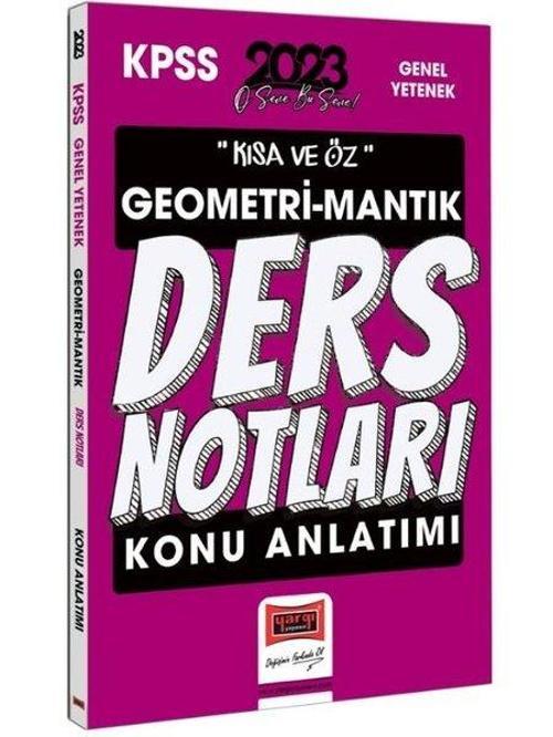 2023 KPSS Kısa ve Öz Geometri ve Sayısal Mantık Konu Anlatımı Ders Notları