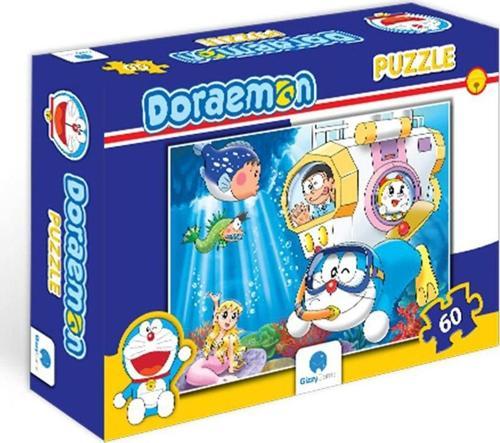 Gizzy Game Doraemon Deniz Altında 60 Parça Puzzle