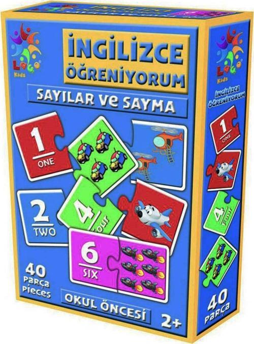 Okul Öncesi İngilizce Öğreniyorum Sayılar Ve Sayma