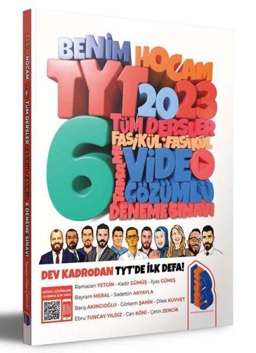 2023 6'lı TYT Tüm Dersler Tamamı Video Çözümlü Fasikül Fasikül Deneme Sınavı