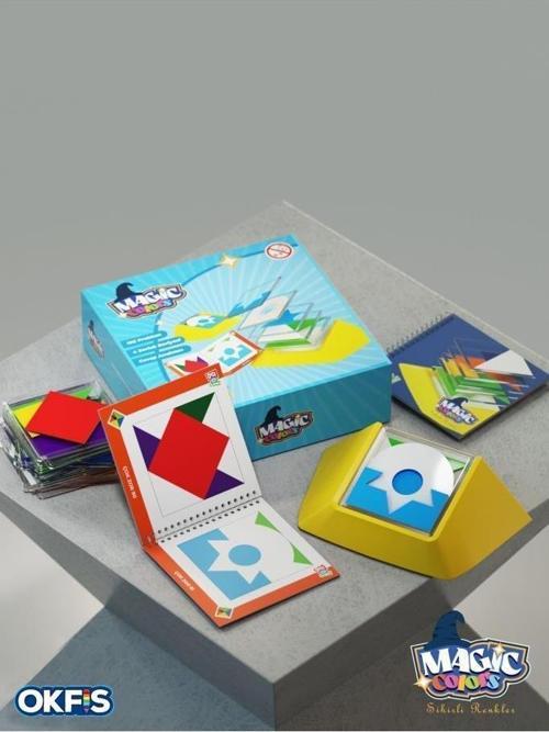 Magic Colors Sihirli Renkler Görsel Algı Beceri ve Tasarım Yeteneği Geliştirici Eğitici Oyuncak