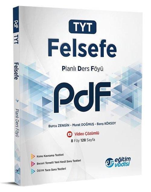 2023 TYT Felsefe Planlı Ders Föyü