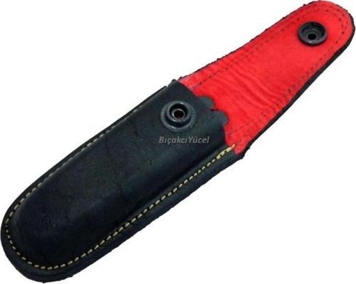 Hakiki Deri Çakı Kılıfı No:2 - 12 cm, Kemerlikli