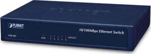 5-Port 10/100Mbps Yönetilemeyen Fast Ethernet Switch (metal şasi)&lt;br&gt;5-Port 10/100Mbps Unmanag