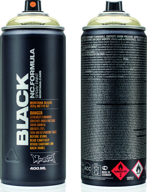 Black Sprey Boya 400ml Goldchrome BLK GOLDCH.