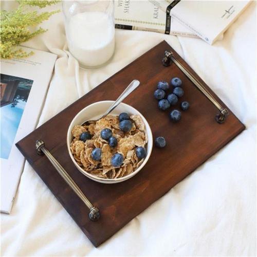 Ahşap Rustik 30X19 Cm Tepsi, Ahşap Nişan Söz Tepsi, Peynir Tabağı, Kahve Köşesi Sunumluk