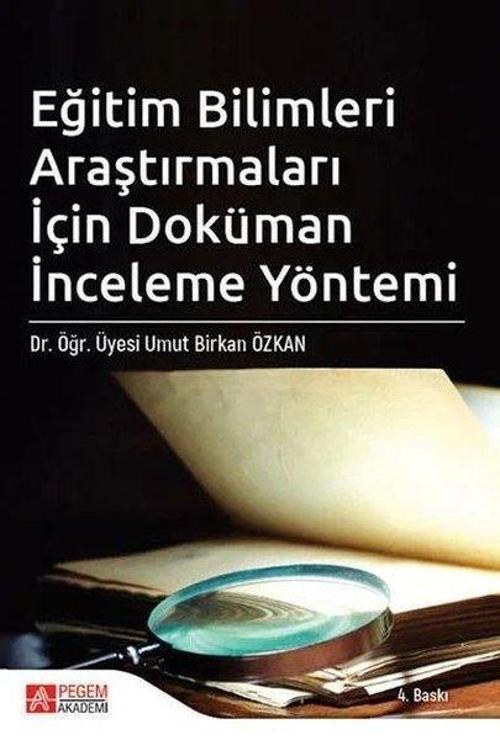 Eğitim Bilimleri Araştırmaları İçin Doküman İnceleme Yöntemi