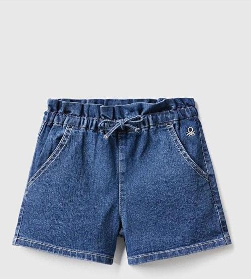 Kız Çocuk Denim Çocuk Şort