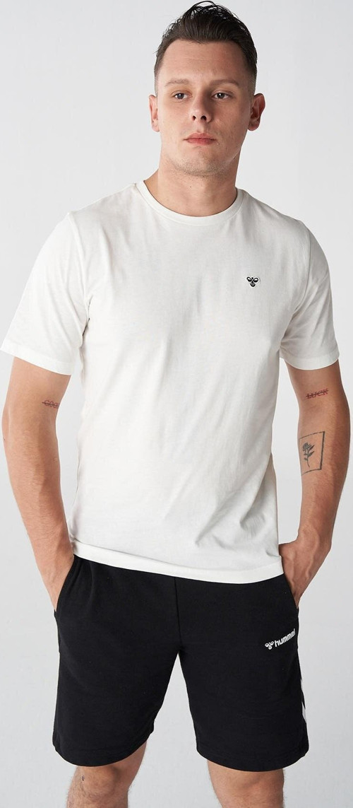 hmlT-IC ICO REGULAR T-SHIRT BLACK TEKSTIL Erkek T-shirt
