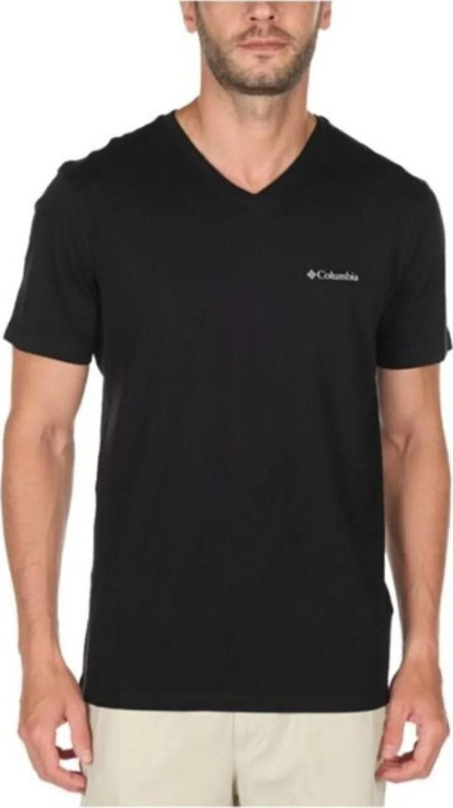 Columbıa M Basıc Sm Logo Brushed V Neck Ss Erkek T-Shirt
