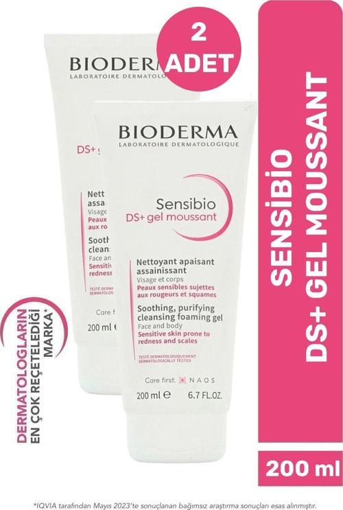 Sensibio Ds Foaming Gel 200 ml 2 Adet
