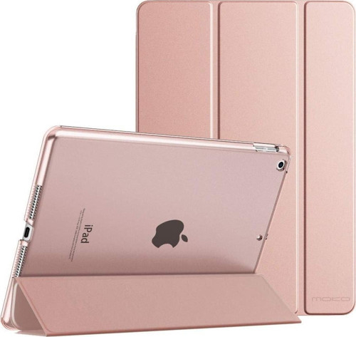 Apple iPad 6. Nesil (2018) 9.7 Yatay Standlı Uyku Modlu Basic Arkası Sert Smart Kılıf A1893 A1954