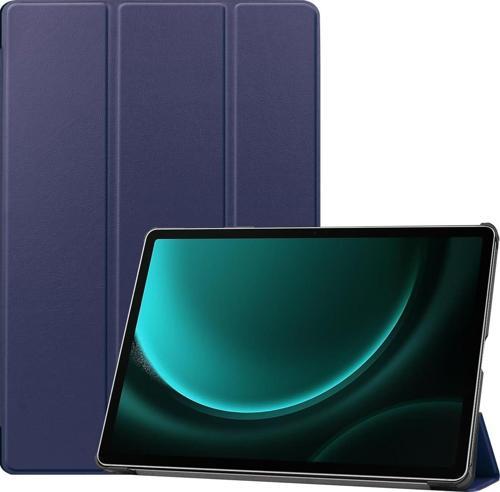 Samsung Galaxy Tab S9 FE Plus Yatay Standlı Güçlü Mıknatıslı Uyku Modlu Hardback Smart Kılıf SM-X610