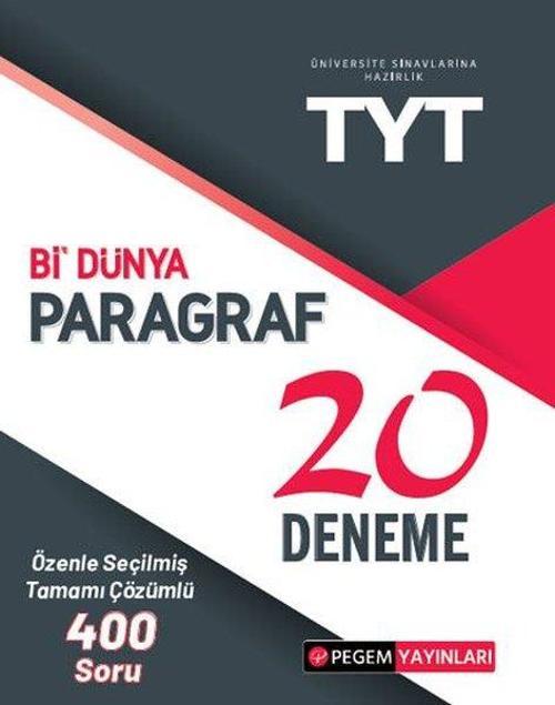 TYT Bi' Dünya Paragraf 20 Deneme
