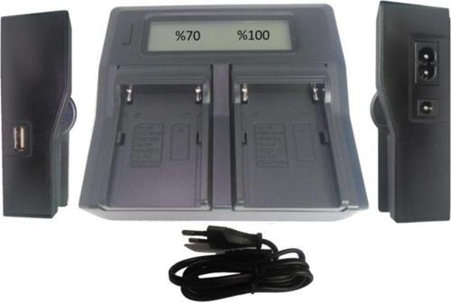 Panasonic Ac8 Bataryası Için Dijital Şarj Aleti