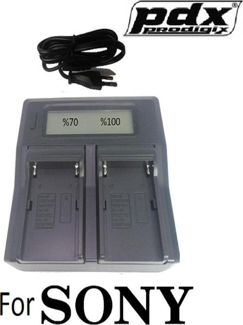 Sony Ax2000 Için Np-F970 Çiftli Şarj Cihazı