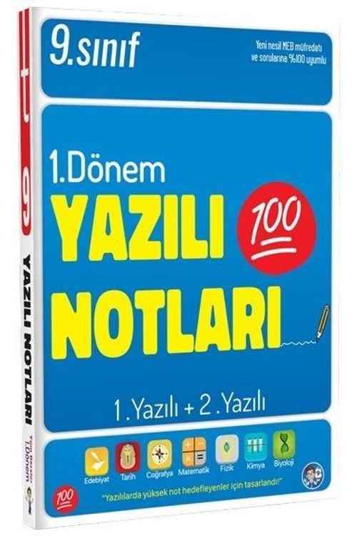 9.Sınıf Yazılı Notları 1.Dönem 1+2.Yazılı