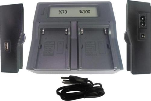 D16 D28S D54S Dijital Ekranlı Çiftli Şarj Cihazı