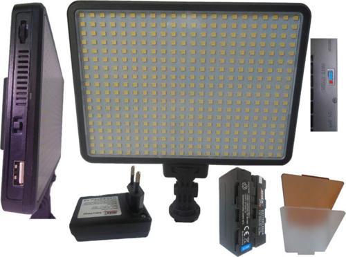 Panasonic Ac8, Mdh3 Için Led-396 Kamera Tepe Lambası