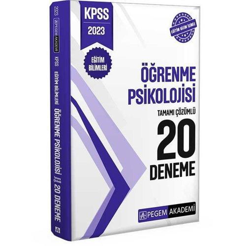 2023 KPSS Eğitim Bilimleri Öğrenme Psikolojisi 20 Deneme