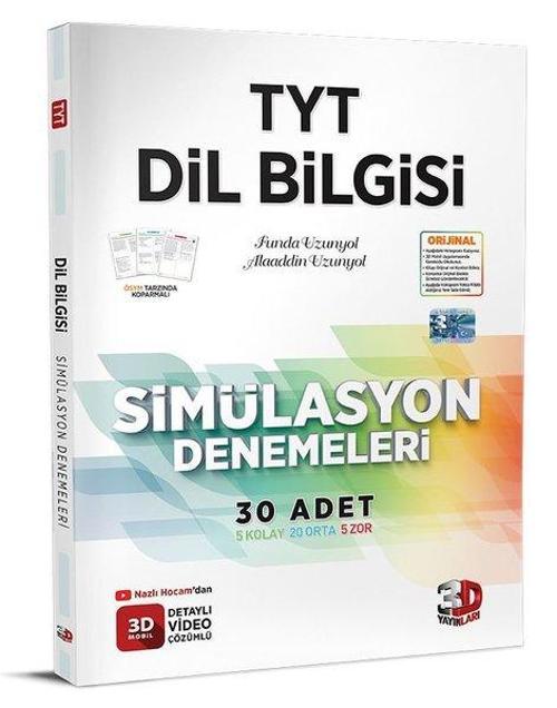 2023 TYT Simülasyon Dil Bilgisi Denemeleri