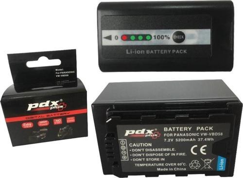 Vbd58 Panasonic Mdh2 Kamera Batarya