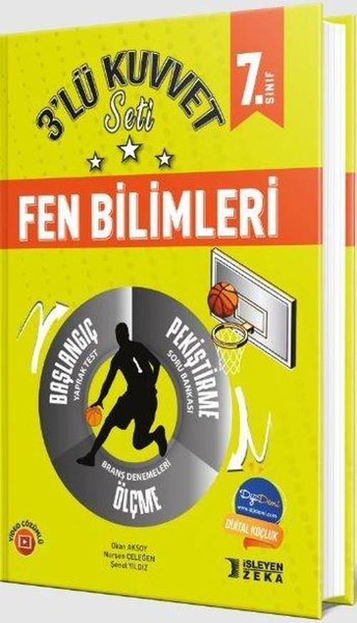 2023 7.Sınıf Fen Bilimleri 3'lü Kuvvet Serisi Set