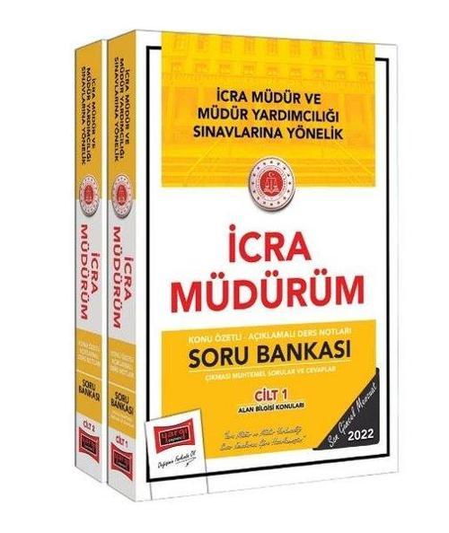 İcra Müdür ve Müdür Yardımcılığı Sınavlarına Yönelik İcra Müdürüm Soru Bankası Serisi Seti - 2 Kitap
