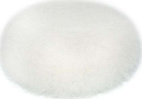 Beyaz Kuzu Postu Yün Keçe 160Mm