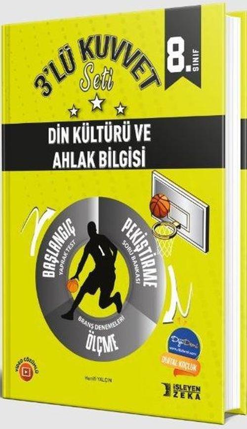 2023 8.Sınıf Din Kültürü ve Ahlak Bilgisi 3'lü Kuvvet Serisi Set