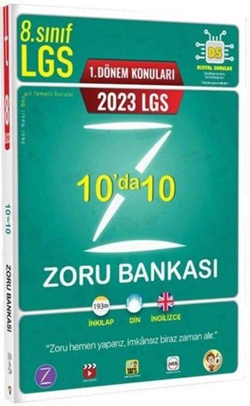 2023 8.Sınıf LGS  1. Dönem 10'da 10 Zoru Bankası