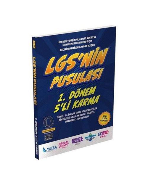 2023 8.Sınıf LGS'nin Pusulası 1.Dönem 5'li Karma Deneme